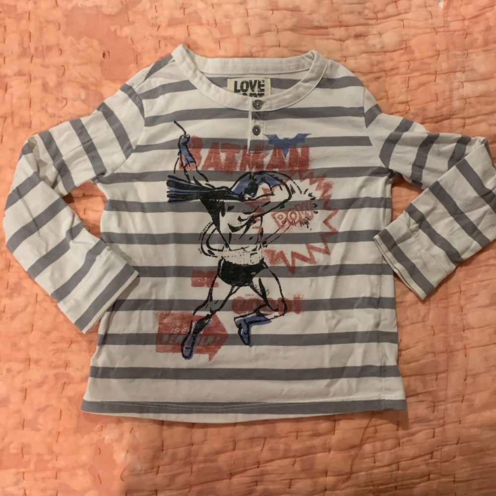 Love + Art Batman Long Sleeve Tee.